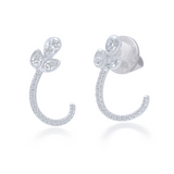 Clover C earrings