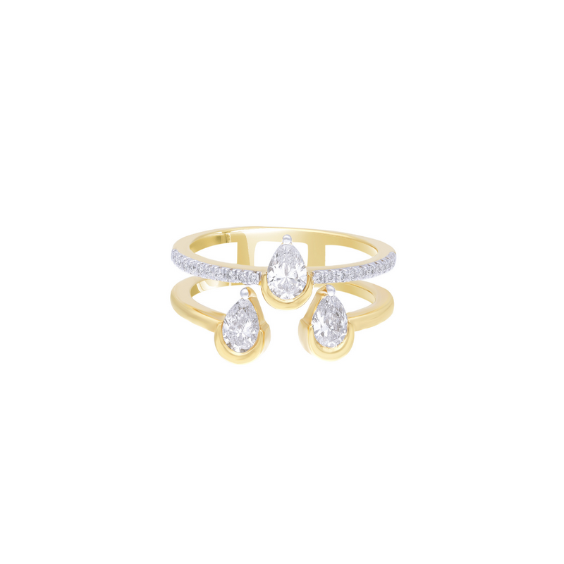 Eternal Pear Ring