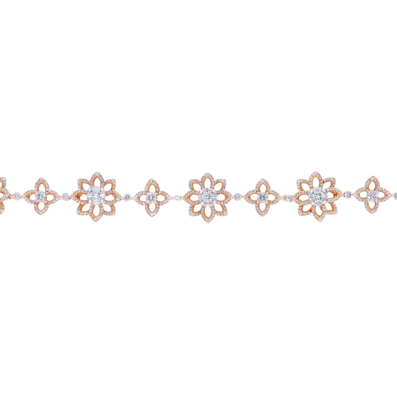 Diamond Blossom Bracelet