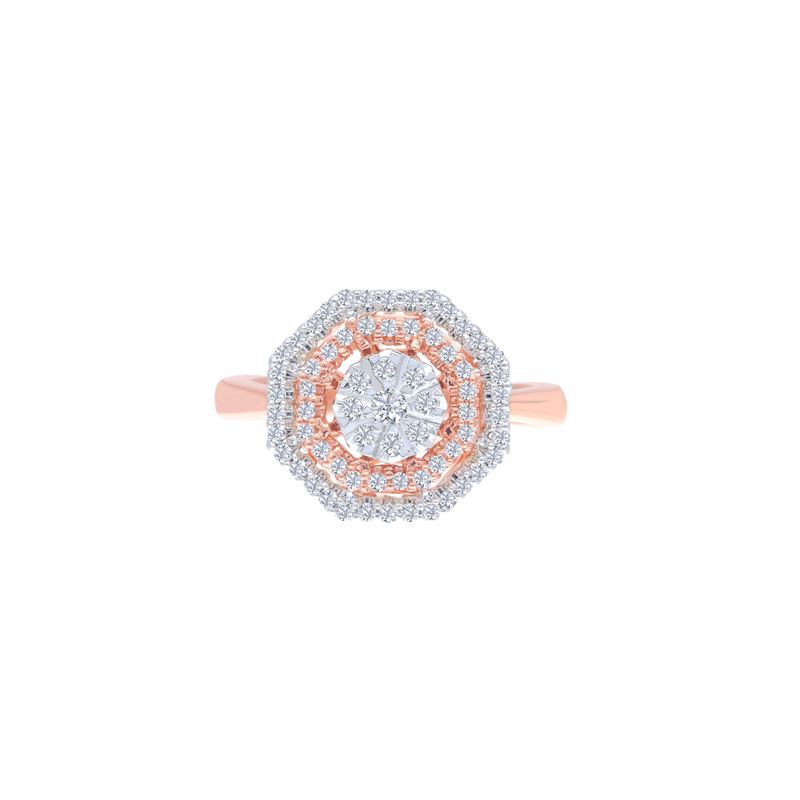 Diamond Octate Ring