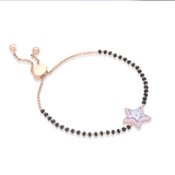 Pink Star Mangalsutra Bracelet
