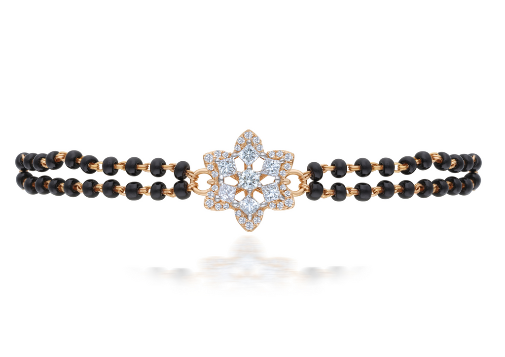 The Infinity Diamond Mangalsutra Bracelet by PC Jeweller
