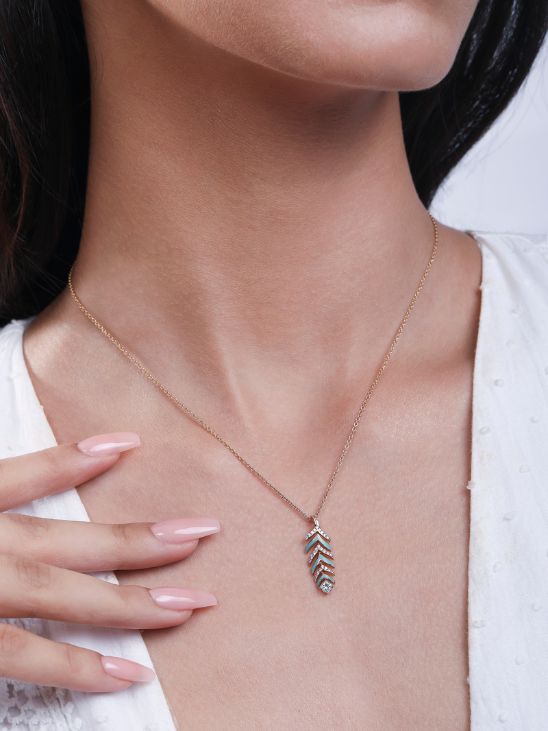 Feather locket online