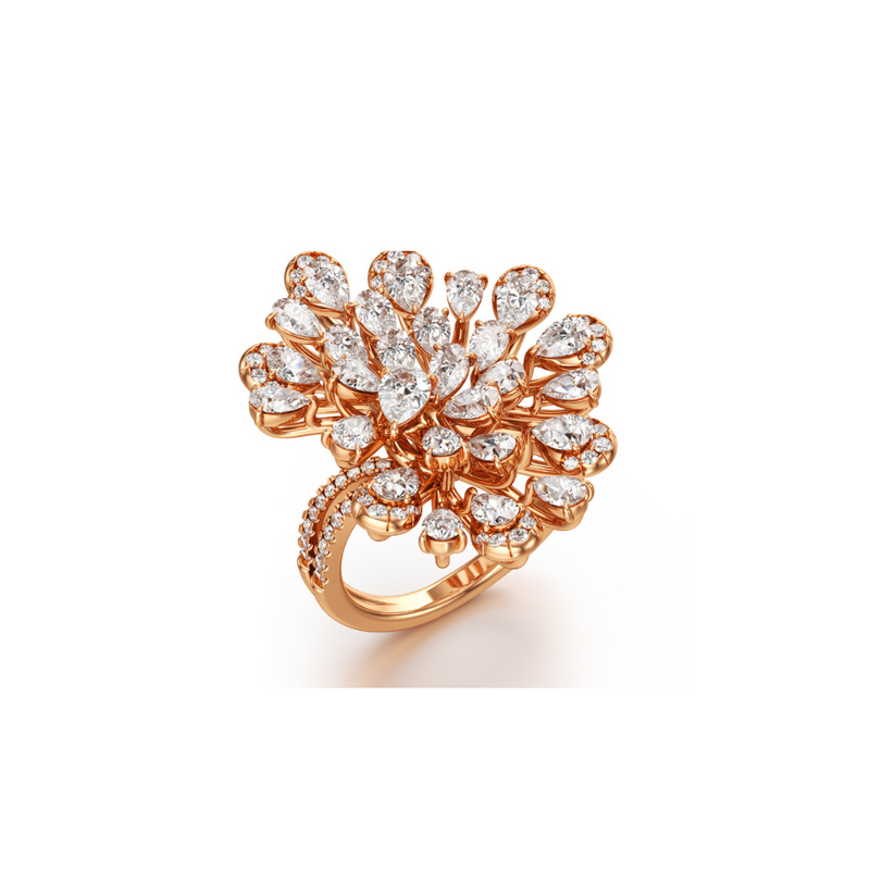 Pear Bloom Ring